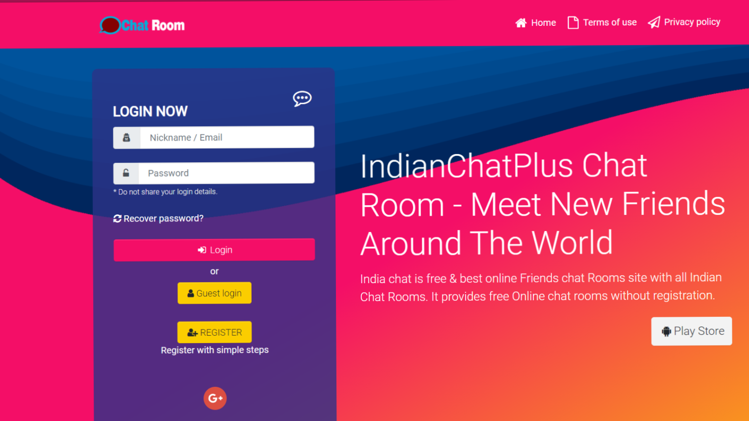 Indian Online Chat Rooms - FREE India Live Chat online